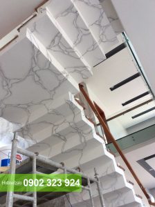 cầu thang giả đá