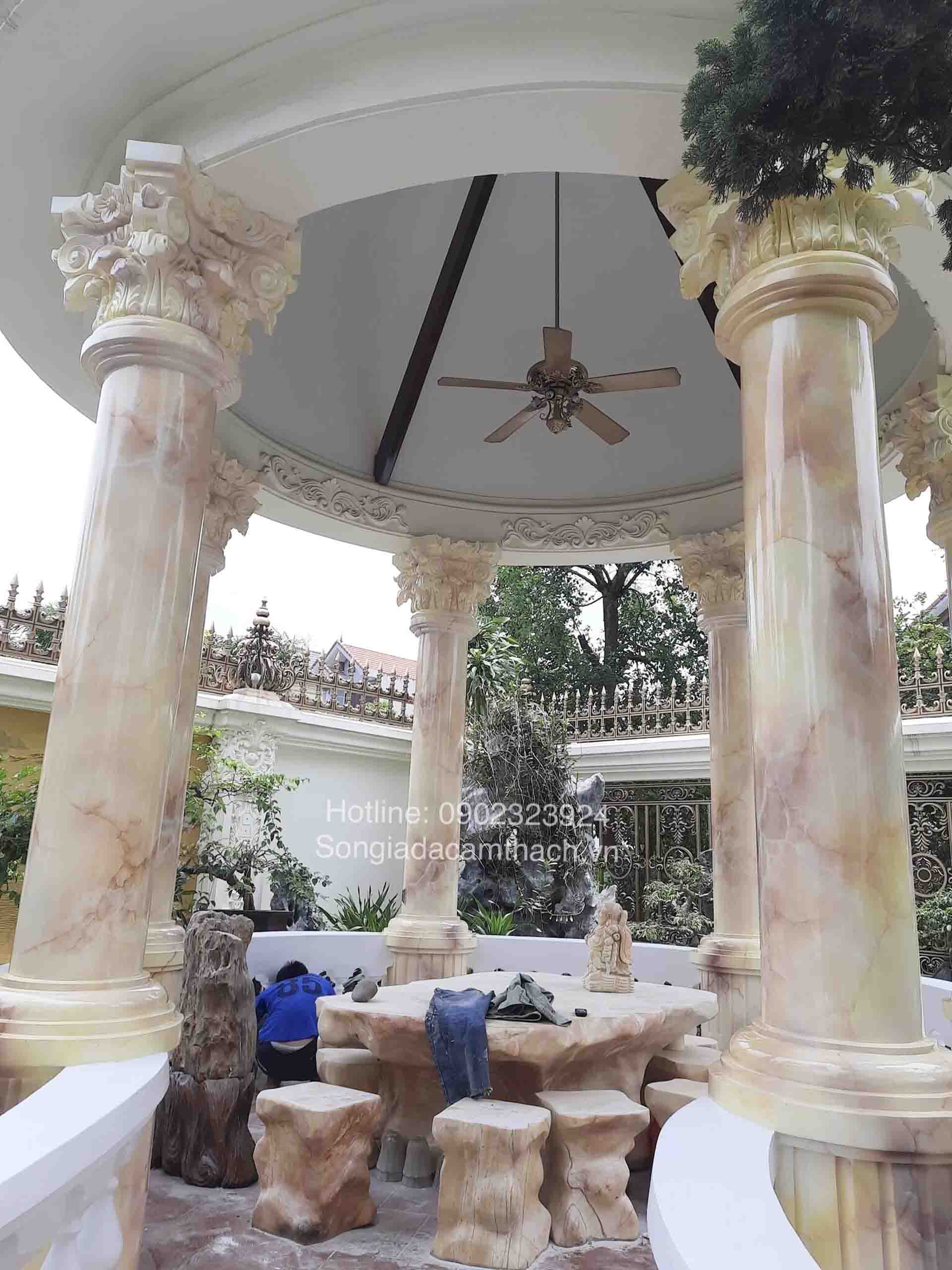 mau son cam thach dep